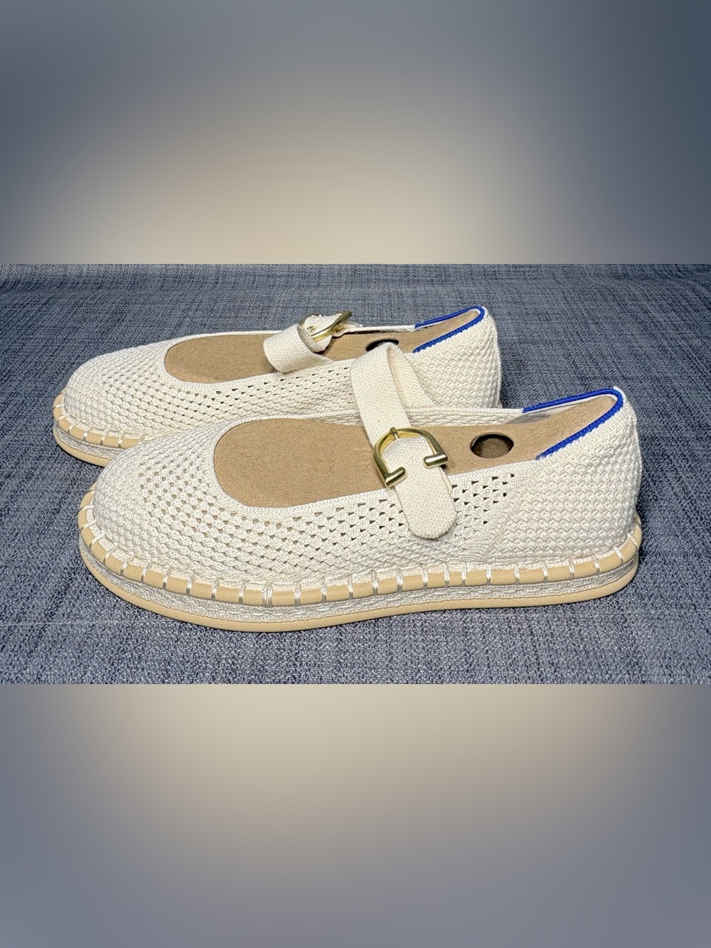 Rothy’s Jasmine Espadrille Mary-Jane Flat Size 7.5 - Picture 4 of 8